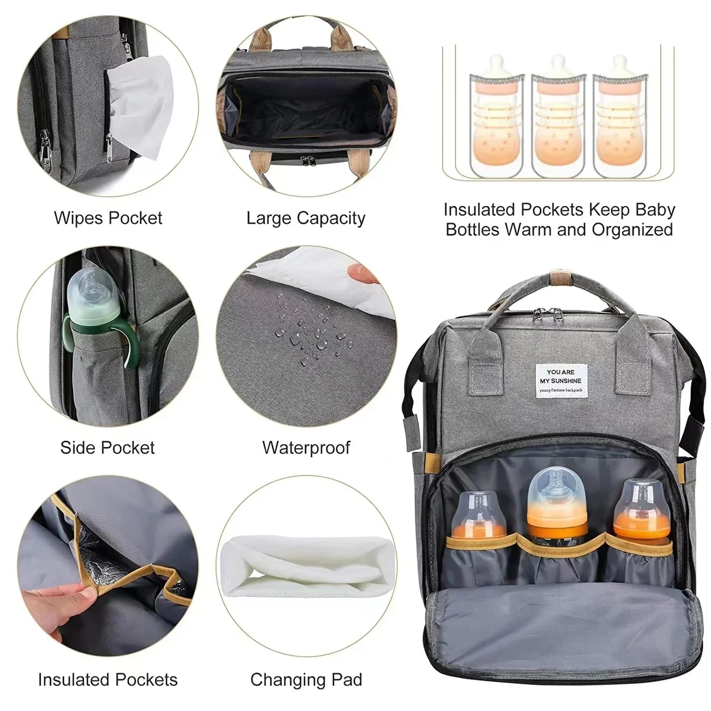 The Baby Buddy - Portable Changing Station And Backpack